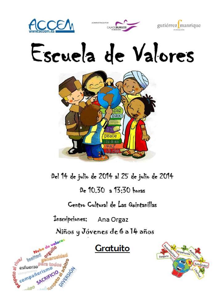 Escuela de Valores. Organizado por ACCEM