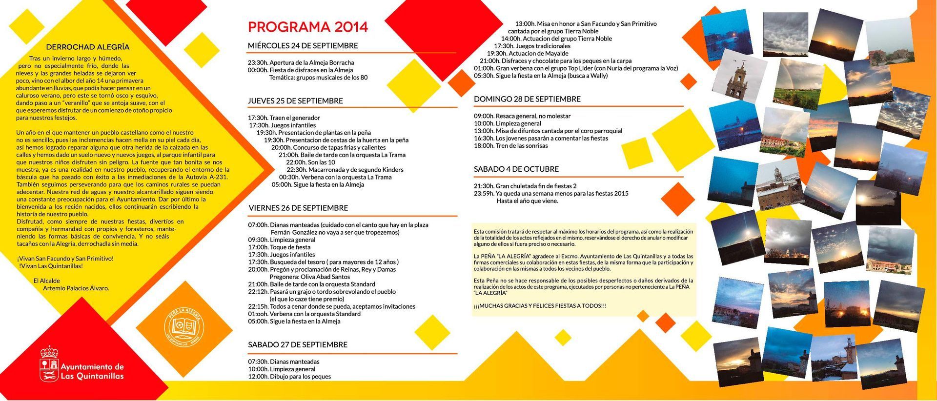 FIESTAS EN LAS QUINTANILLAS 2014