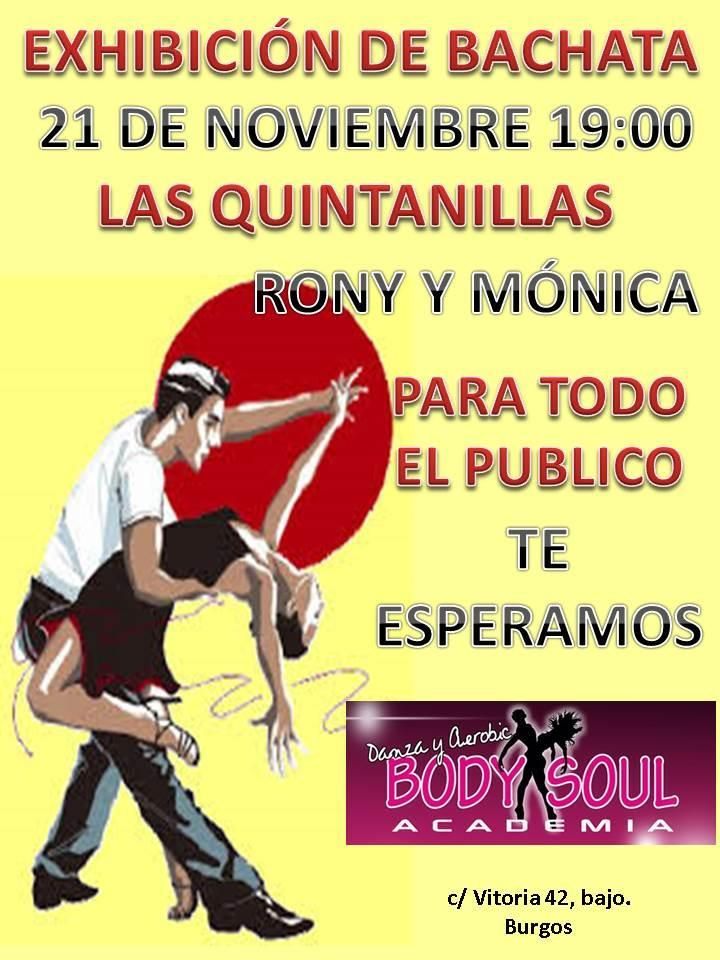 Exibición de baile, bachata