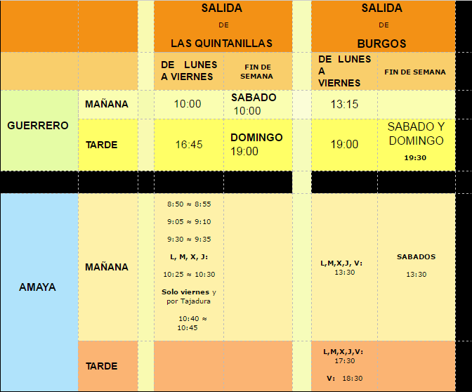 SERVICIO DE AUTOBUSES